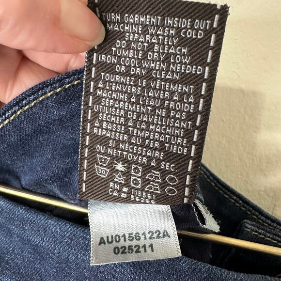 Sz 30 7 For All Mankind Kimmie Bootcut Jeans Dark Wash Minimalist Retro Capsule - Picture 3 of 7